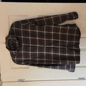 Express Mens Slim Fit Button-down. Size Large